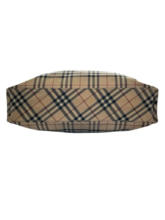 BURBERRY Nova Check Blue Label Nylon Hand Bag - Picture 9 of 16